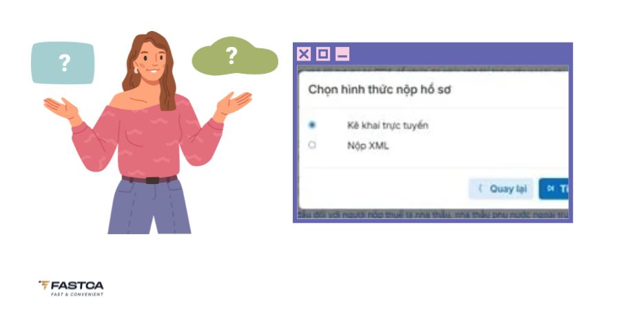 tổ chức nộp tờ khai quyết toán thuế tncn trên dịch vụ công - bước 5
