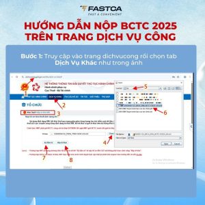 nộp báo cáo tài chính