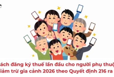 đăng ký thuế lần đầu cho người phụ thuộc
