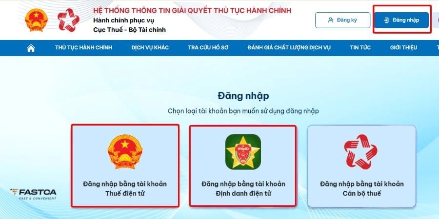 cách kê khai thuế hộ kinh doanh dưới 1 tỷ - bước 1