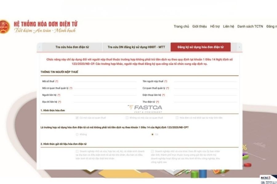 cách xuất hóa đơn điện tử cho hộ kinh doanh qua trang hóa đơn điện tử của cục thuế