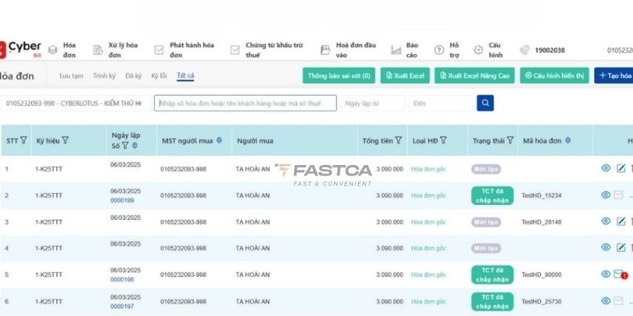 cách xuất hóa đơn điện tử hộ kinh doanh qua phần mềm xcyber bill