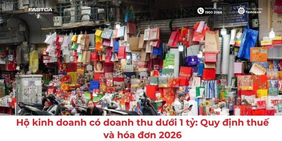 hộ kinh doanh có doanh thu dưới 1 tỷ