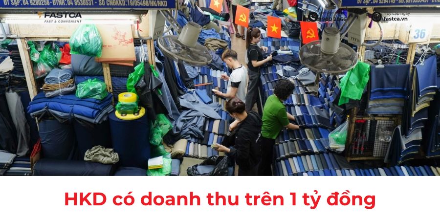 hộ kinh doanh có doanh thu trên 1 tỷ