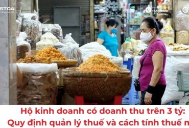 hộ kinh doanh có doanh thu trên 3 tỷ 1 năm