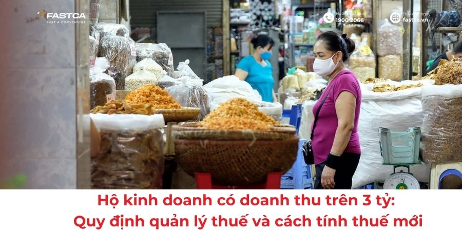 hộ kinh doanh có doanh thu trên 3 tỷ 1 năm