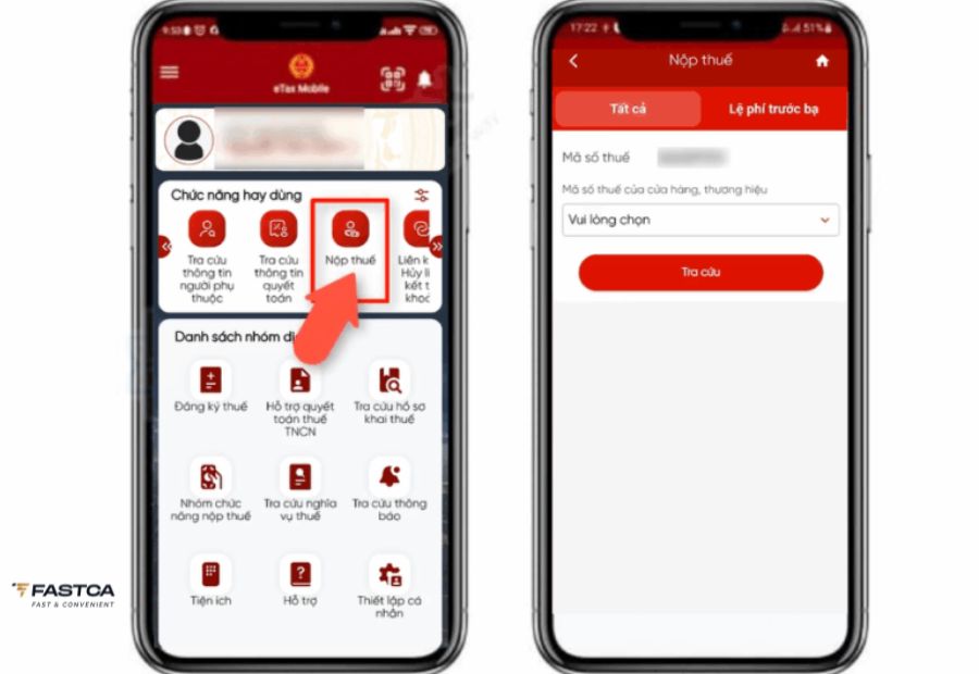 Kê khai thuế hộ kinh doanh quý I.2026 Qua ứng dụng Etax Mobile - Bước 3