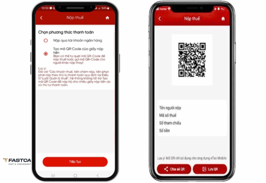 Kê khai thuế hộ kinh doanh quý I.2026 Qua ứng dụng Etax Mobile - Bước 5