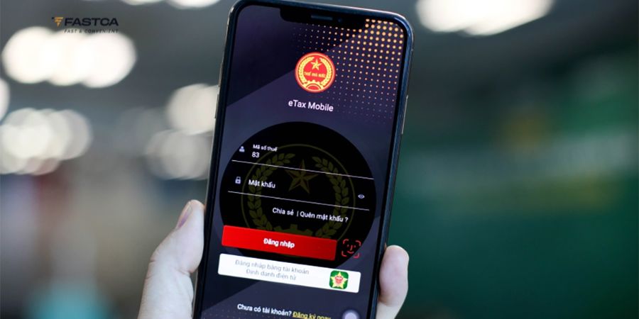 kê khai thuế hộ kinh doanh trên etax mobile - bước 1