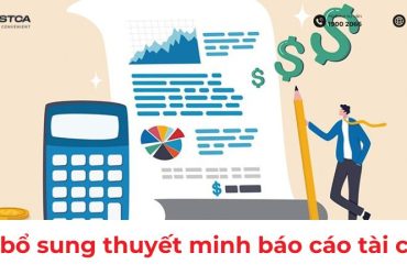 nộp bổ sung thuyết minh báo cáo tài chính