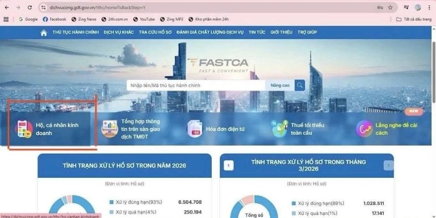 nộp mẫu 01/bk-stk trên trang dịch vụ công
