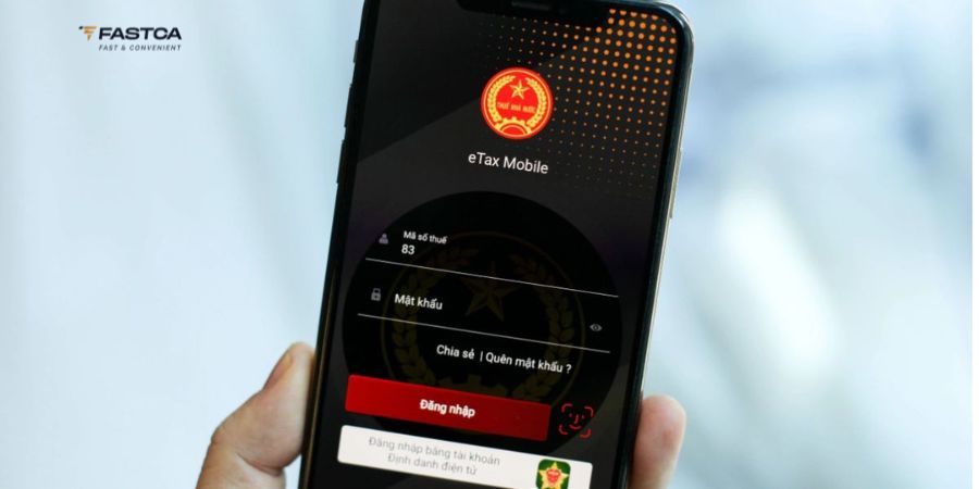 Cách nộp thuế thay cho hộ kinh doanh qua Etax Mobile - Bước 1