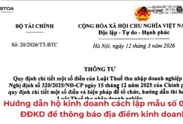 thông tư 20/2026-TT-BTC
