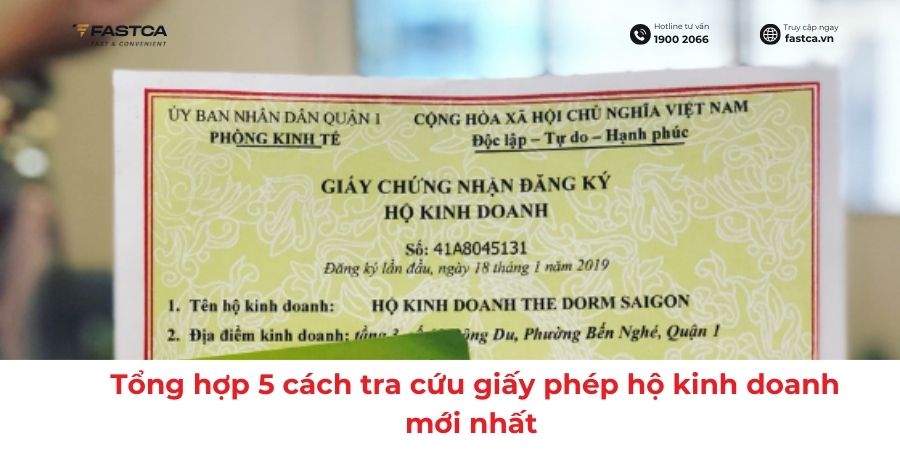 tra cứu giấy phép hộ kinh doanh