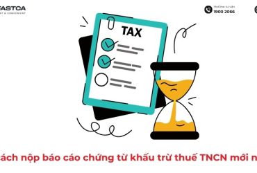 báo cáo chứng từ khấu trừ thuế tncn