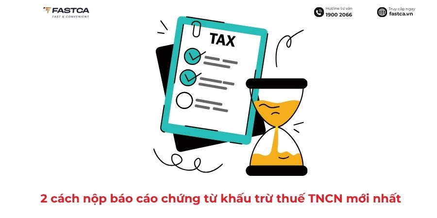báo cáo chứng từ khấu trừ thuế tncn