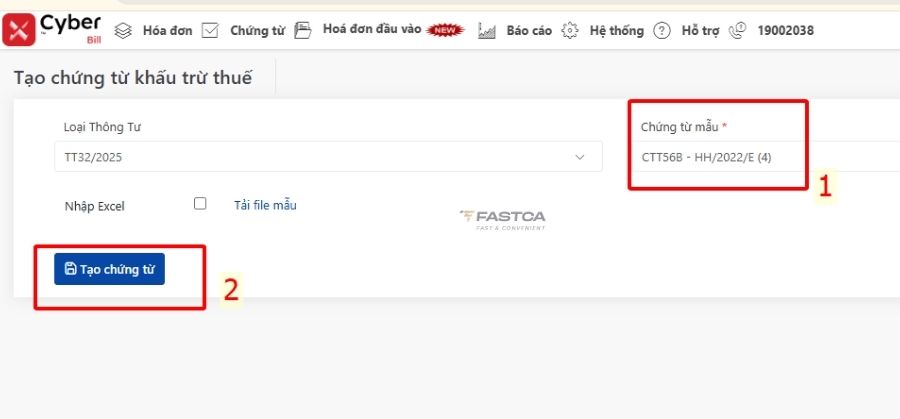 cách lập từng chứng từ khấu trừ thuế tncn - 1