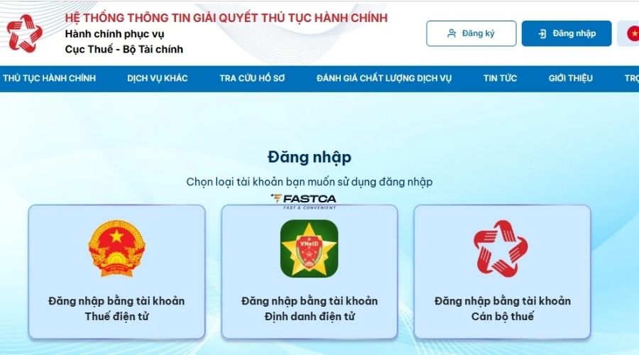 cách nộp lại báo cáo tài chính trên dịch vụ công - bước 2