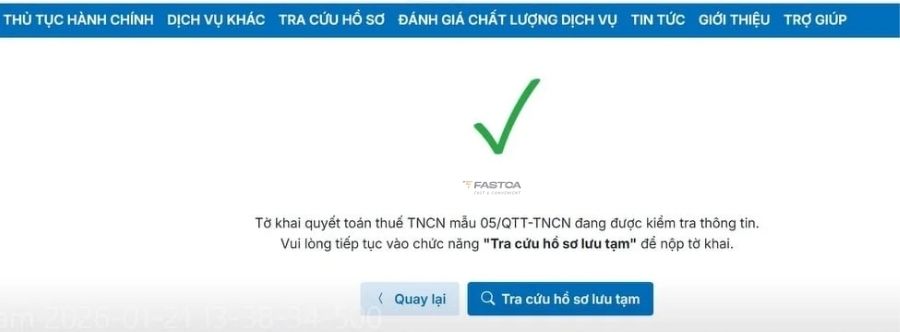 cách nộp tờ khai 05/qtt-tncn trên dịch vụ công - bước 8.2