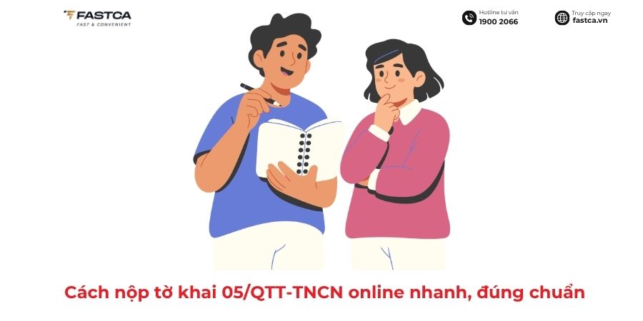 cách nộp tờ khai 05/qtt-tncn