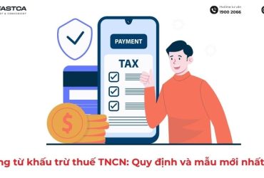 chứng từ khấu trừ thuế tncn