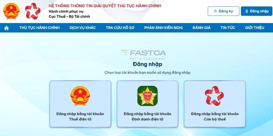 cá nhân tự đăng ký người phụ thuộc qua dịch vụ công - bước 2