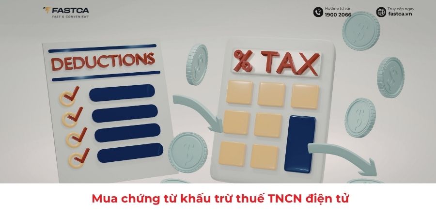 mua chứng từ khấu trừ thuế tncn điện tử