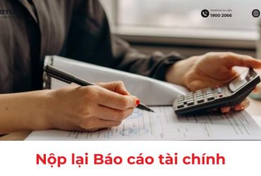 nộp lại báo cáo tài chính