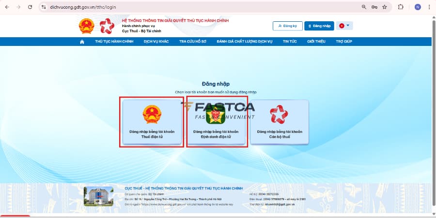 cách nộp thuyết minh báo cáo tài chính trên dịch vụ công - bước 1