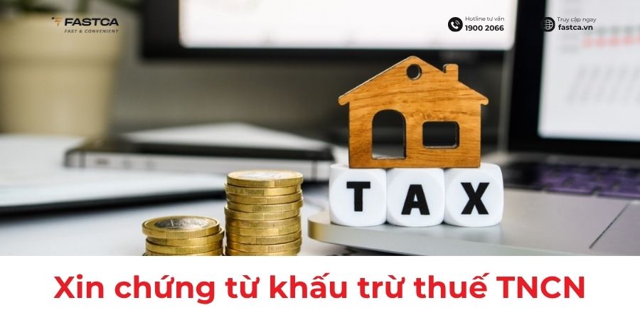 xin chứng từ khấu trừ thuế tncn ở công ty cũ