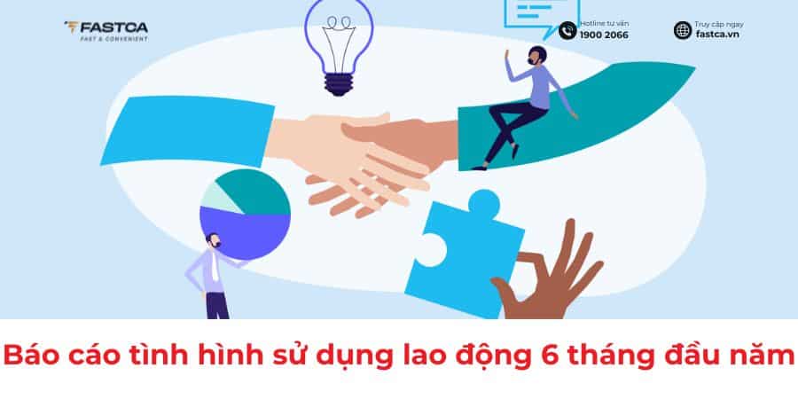 báo cáo tình hình sử dụng lao động 6 tháng đầu năm