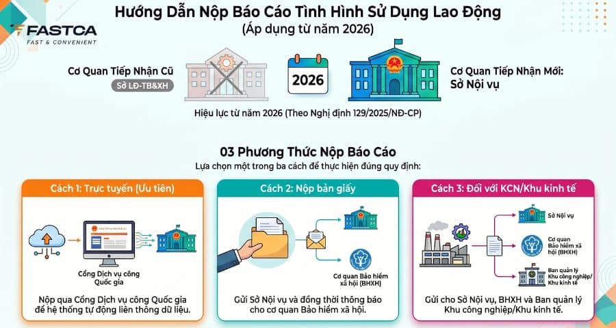 báo cáo tình hình sử dụng lao động nộp ở đâu