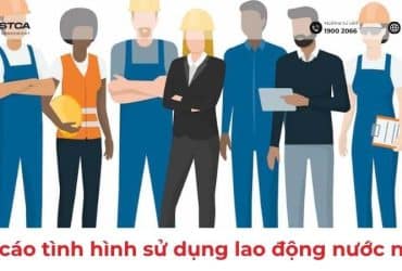 báo cáo tình hình sử dụng lao động nước ngoài