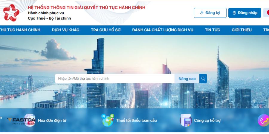 Cách hoàn thuế hộ kinh doanh - Bước 1.1