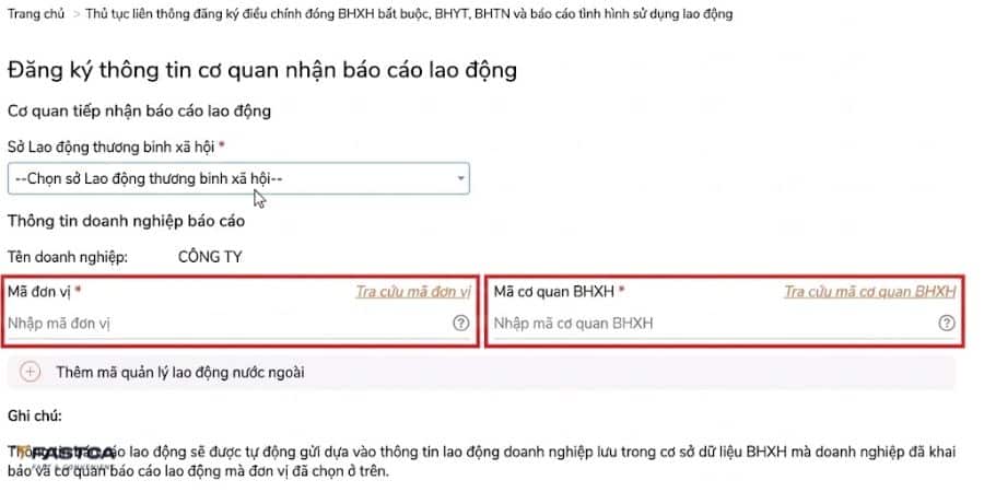 nôp báo cáo tình hình sử dụng lao động 6 tháng đầu năm qua dịch vụ công - bước 5