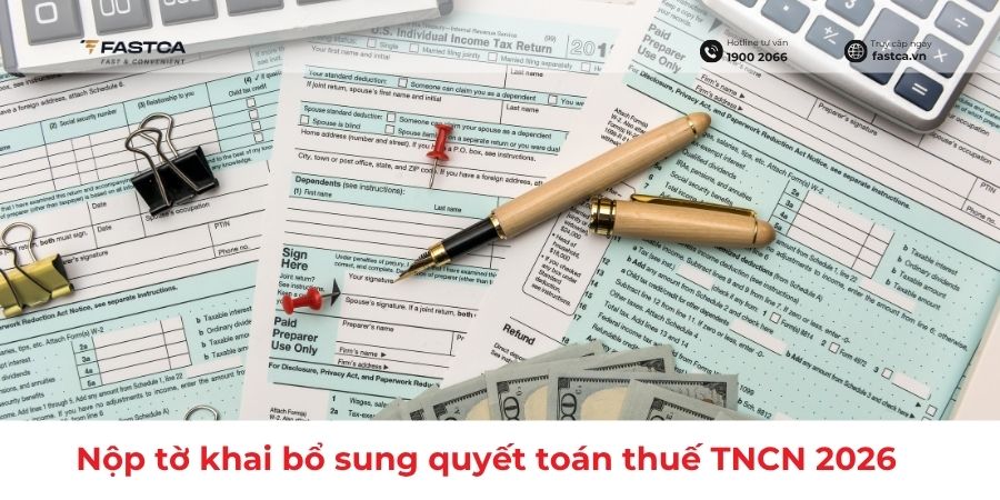 nộp tờ khai bổ sung quyết toán thuế tncn