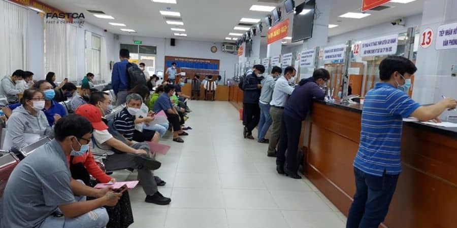 nộp trực tiếp báo cáo tình hình sử dụng lao động 6 tháng đầu năm