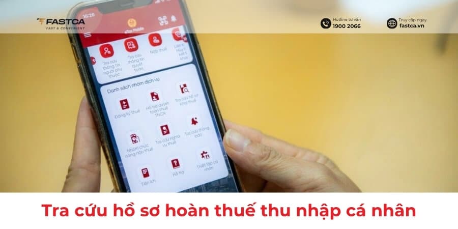 tra cứu hồ sơ hoàn thuế thu nhập cá nhân