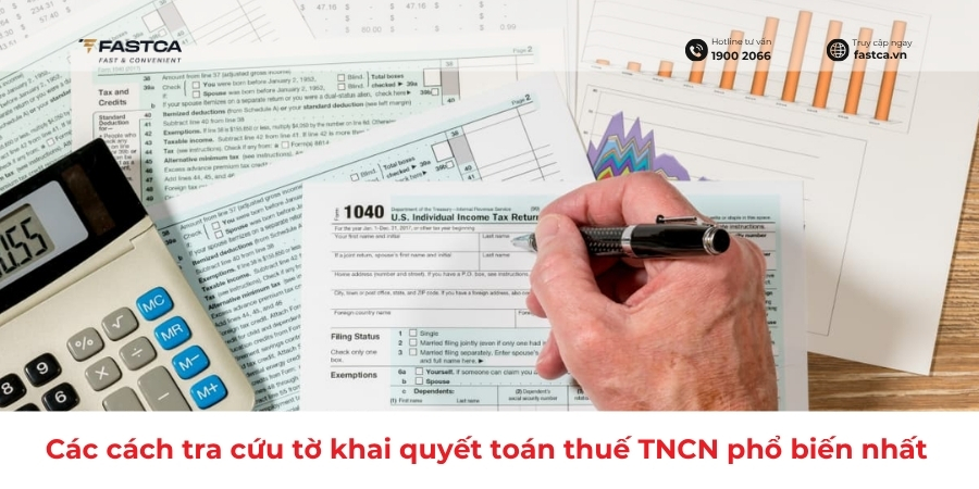 tra cứu tờ khai quyết toán thuế tncn