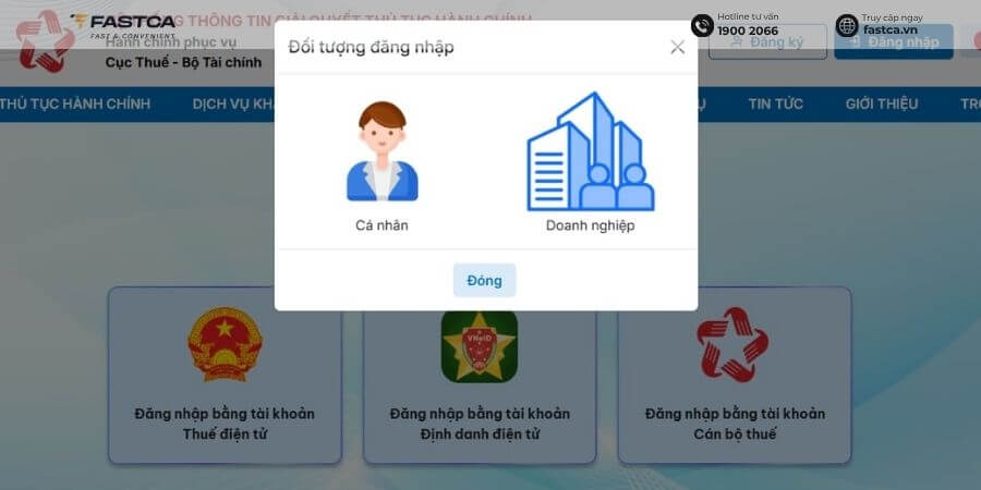 cách nộp tờ khai thuế gtgt trên dịch vụ công - bước 2.2