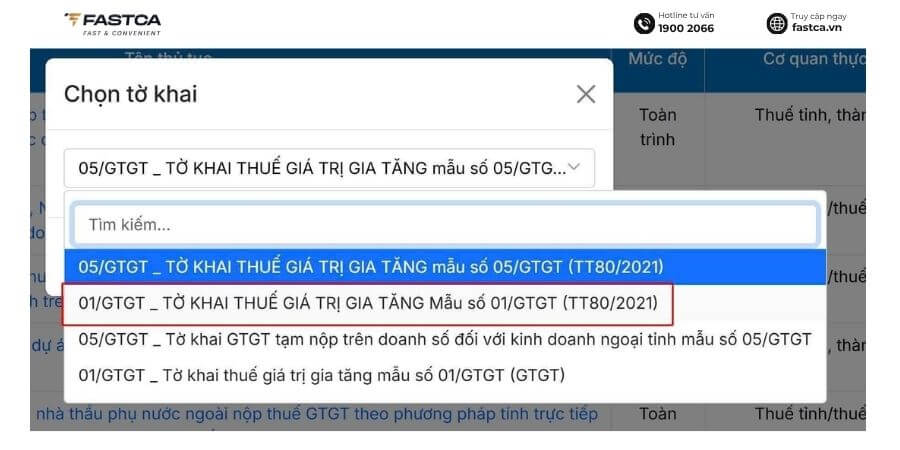 cách nộp tờ khai thuế gtgt trên thuế điện tử - bước 5