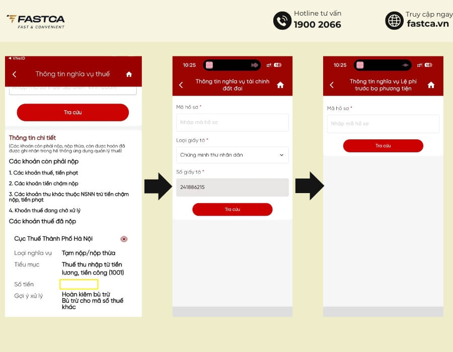 Cách tra cứu nợ thuế hộ kinh doanh trên Etax Mobile - Bước 4