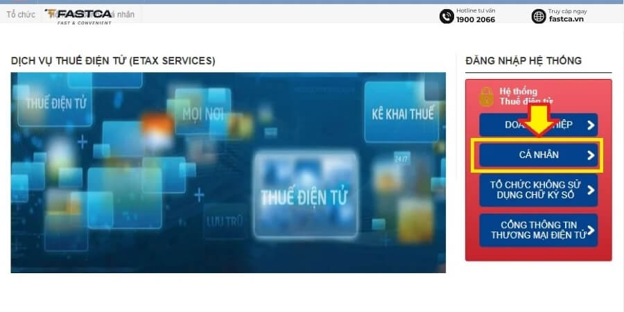 Cách kiểm tra nợ thuế hộ kinh doanh trên Cổng Thuế điện tử - Bước 1