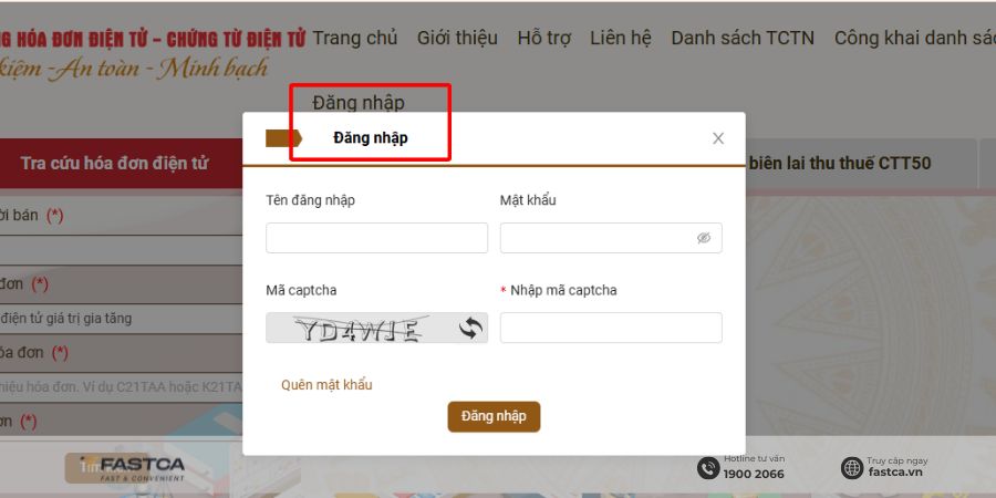 cách đăng ký hóa đơn khởi tạo từ máy tính tiền với cơ quan thuế - bước 1.1