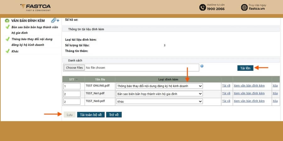 đăng ký thêm ngành nghề kinh doanh cho hộ kinh doanh online - bước 7.2