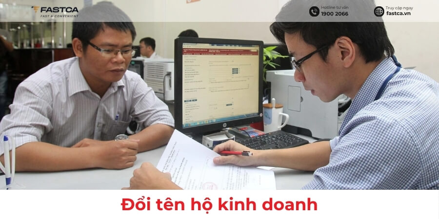 đổi tên hộ kinh doanh