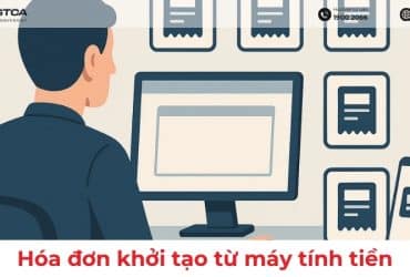 hóa đơn khởi tạo từ máy tính tiền