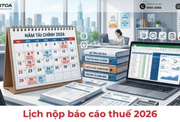 lịch nộp báo cáo thuế 2026