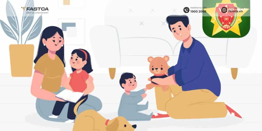 tích hợp người phụ thuộc trên vneid