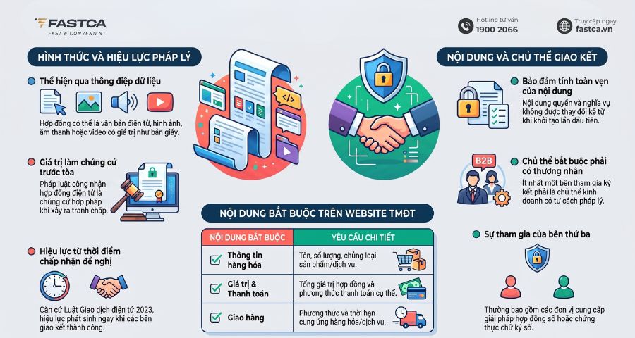 đặc điểm của hợp đồng thương mại điện tử